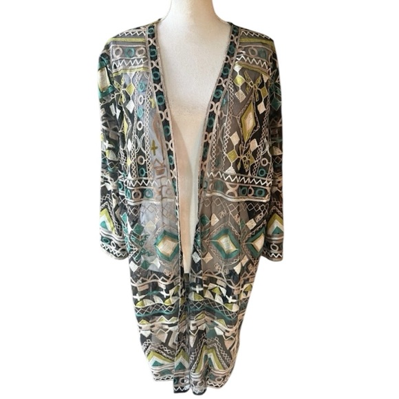 Chadwick’s ladies, sheer jacket or swimsuit cover-up 3X perfect condition - Picture 1 of 14